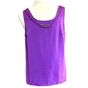 I Heart Ronson Top Dewberry Purple Blouse Flowy Shirt Size XL NEW WITH TAGS